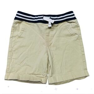 Andy & Evan Tan Kids Shorts with Black and White Waistband